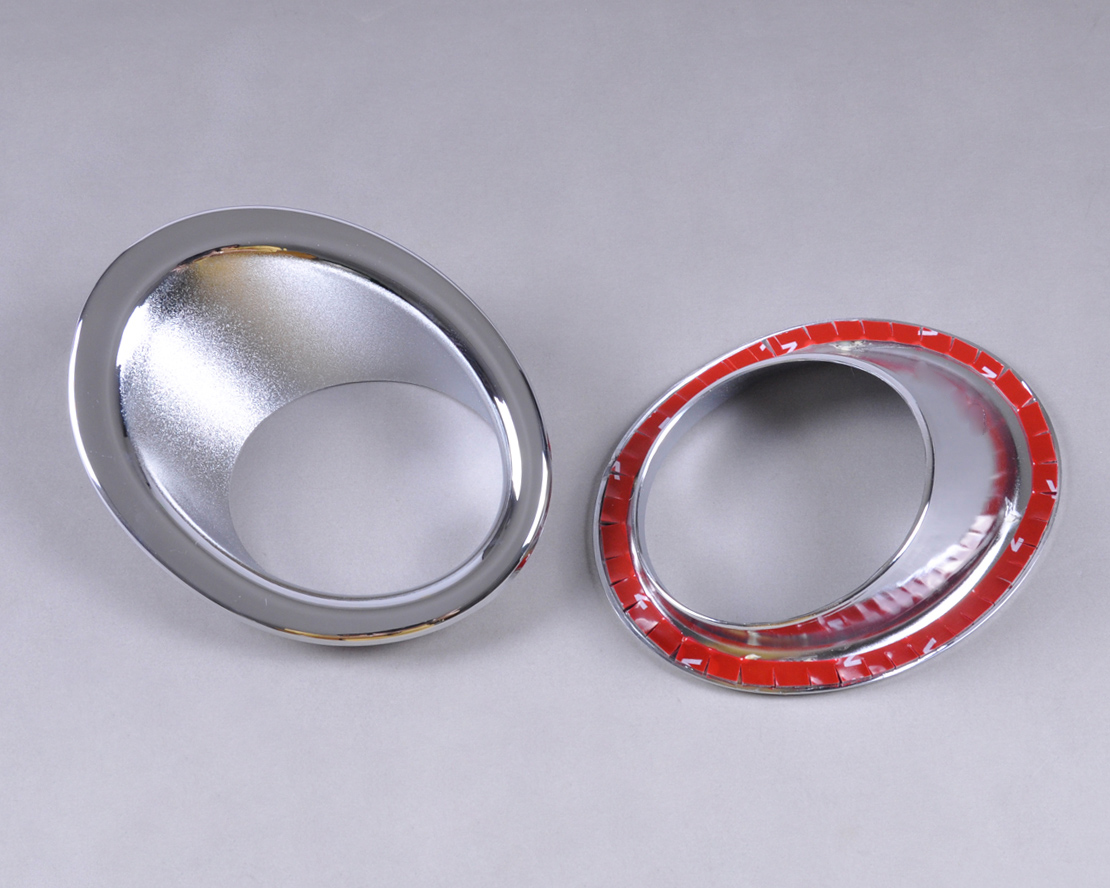 Nissan qashqai chrome fog lamp rings #9