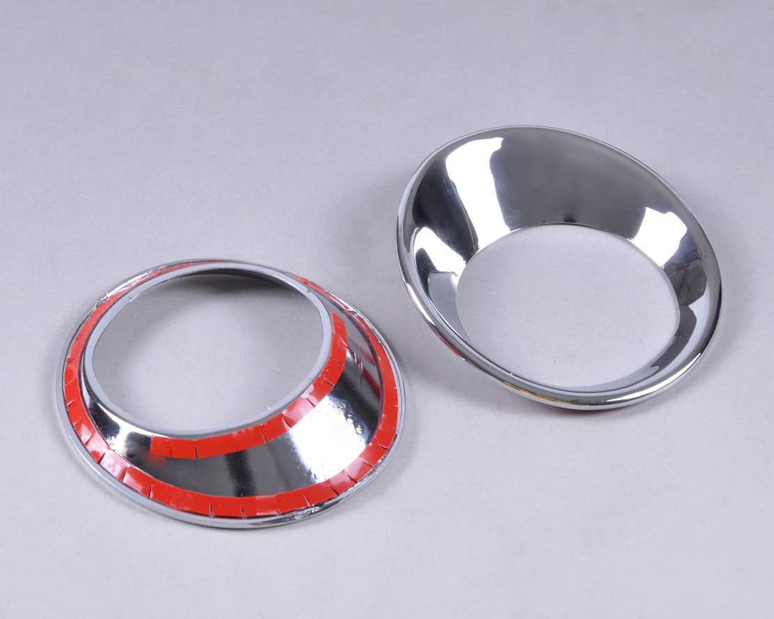 Nissan qashqai chrome fog lamp rings