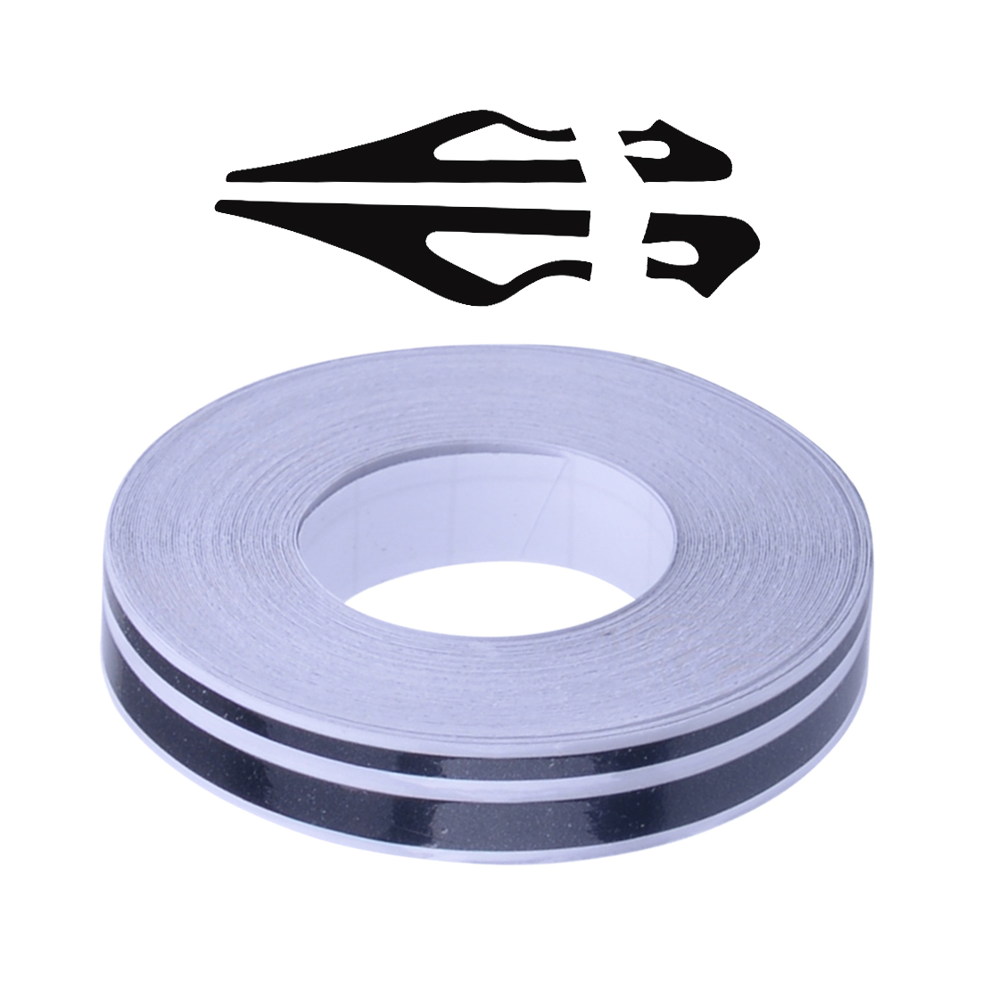Details about   CHROME CAR BODY Art 12mm PIN PinStriping STRIPE TAPE Decal Vinyl Sticker Urs 
