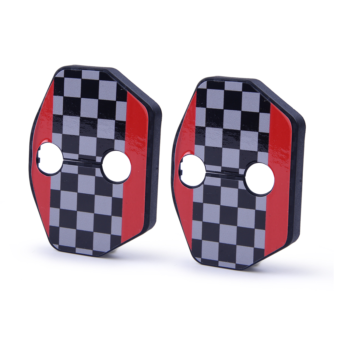 1 Par Cerradura Puerta Cubierta Hebilla Tapa Estuche Protector Apto para Mini Cooper - Imagen 6 de 6