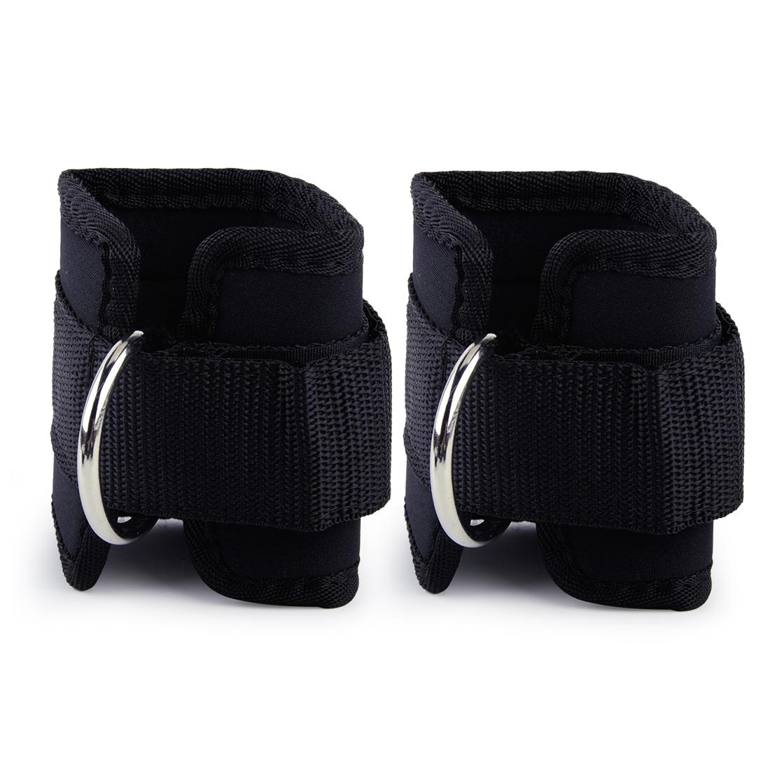 1Paar Knöchelriemen Fußschlaufen D-Ringösen Fitness Bein Ankle Training Strap wo