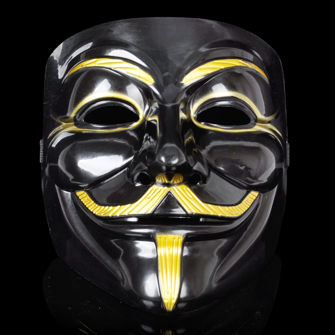 V for Vendetta Anonymous Guy Fawkes Face Mask for Halloween Fancy Dress