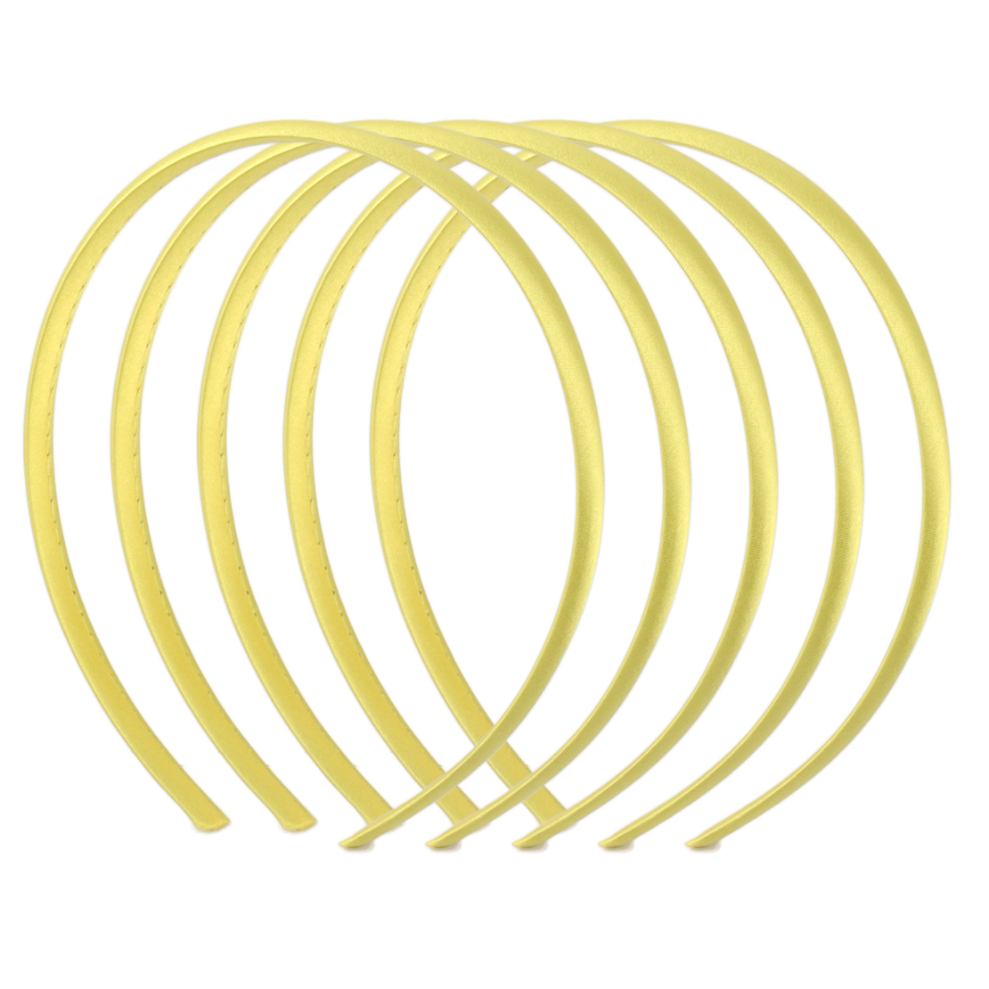 10x Mode Haarreifen Haarband Satin Haarreif Damen Haarschmuck Headband 10mm DIY 