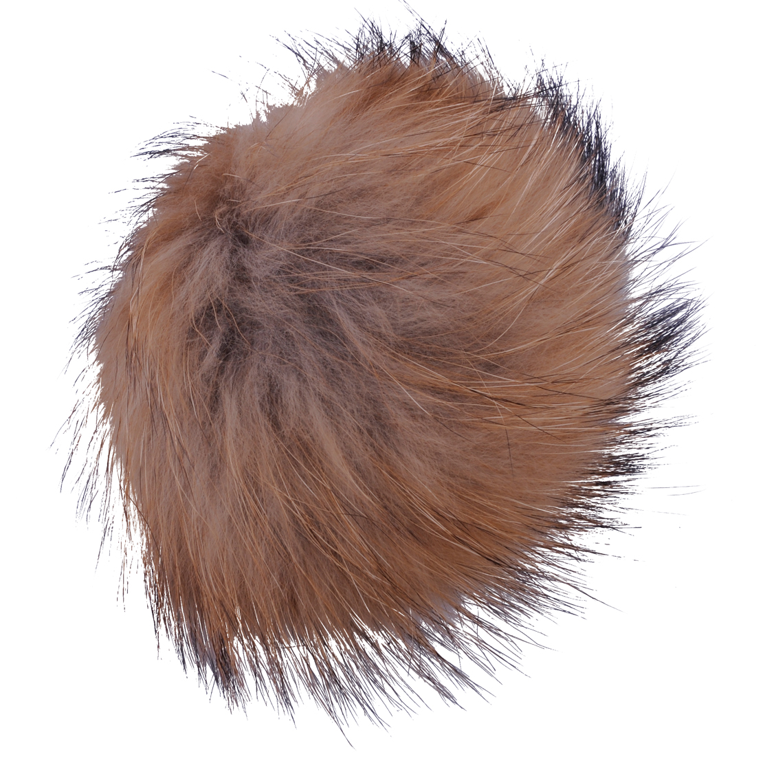 Faux Fur Pom pom bobble press stud 