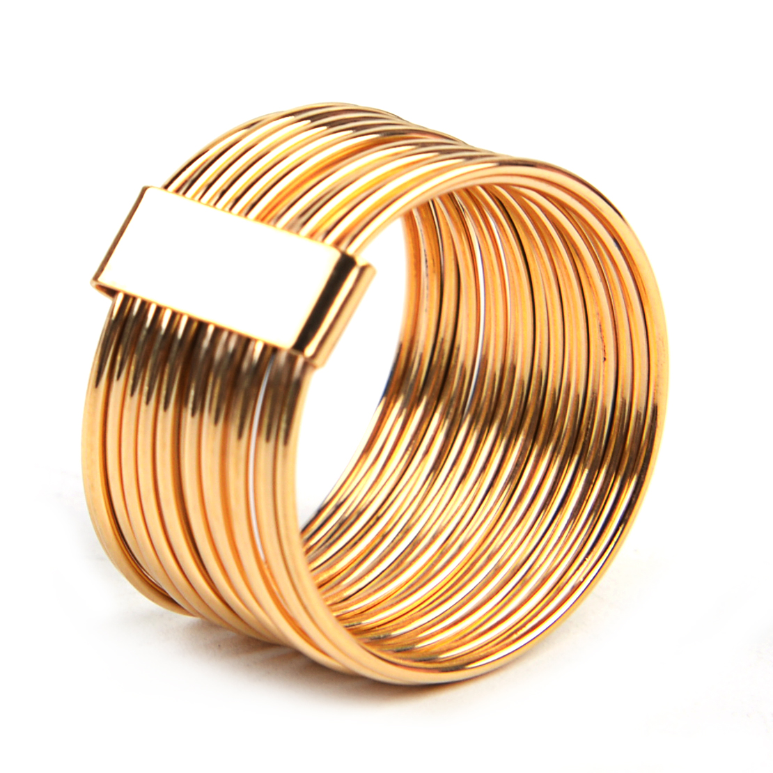 6-9 multilayer finger ring knuckle wedding finger ring stainless steel jewelry TP - Picture 3 of 4