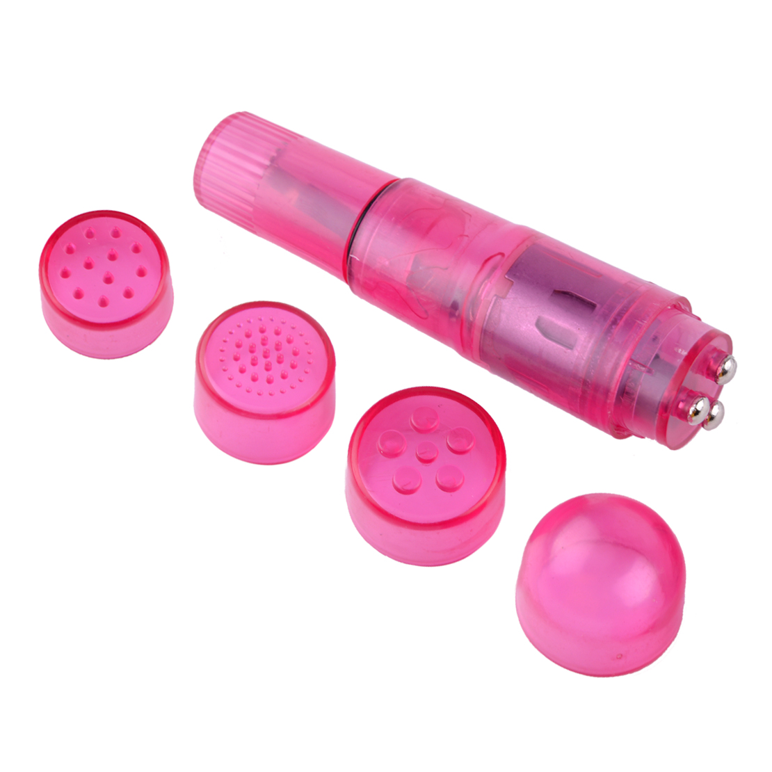 Mini Massagegerät Massage + 4 stk Massageköpfen ohne Batterie - Bild 4 von 6