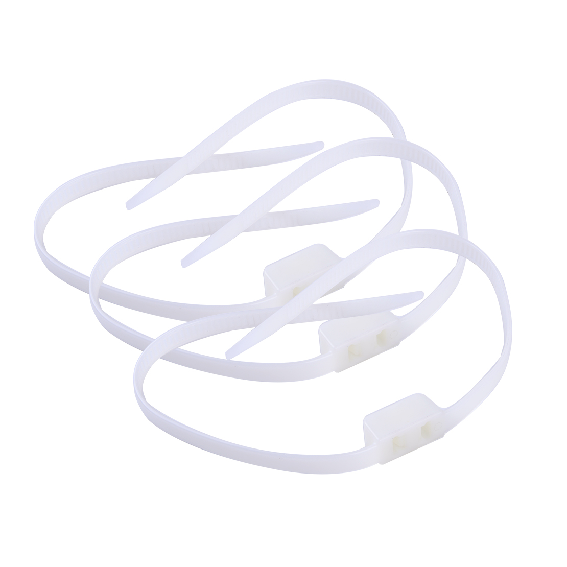 10pcs Restraint Zip Tie Disposable Plastic Handcuffs Double Loops Cuff Survival 