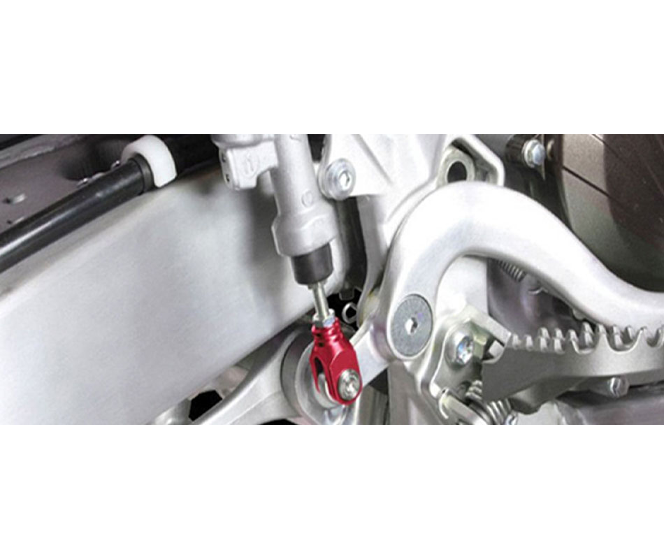 Red Anodized Aluminum Rear Brake Clevis For Honda CR/CRF 125, 150, 250, 450 Models