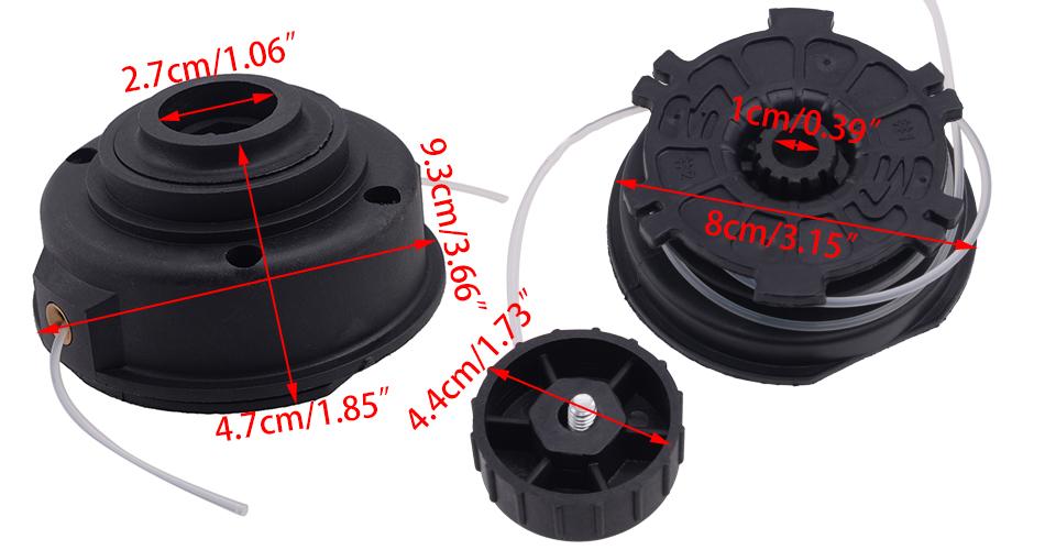Strimmer Head For Qualcast CDB30A Spool Kit Replacement Power Tool - Foto 9
