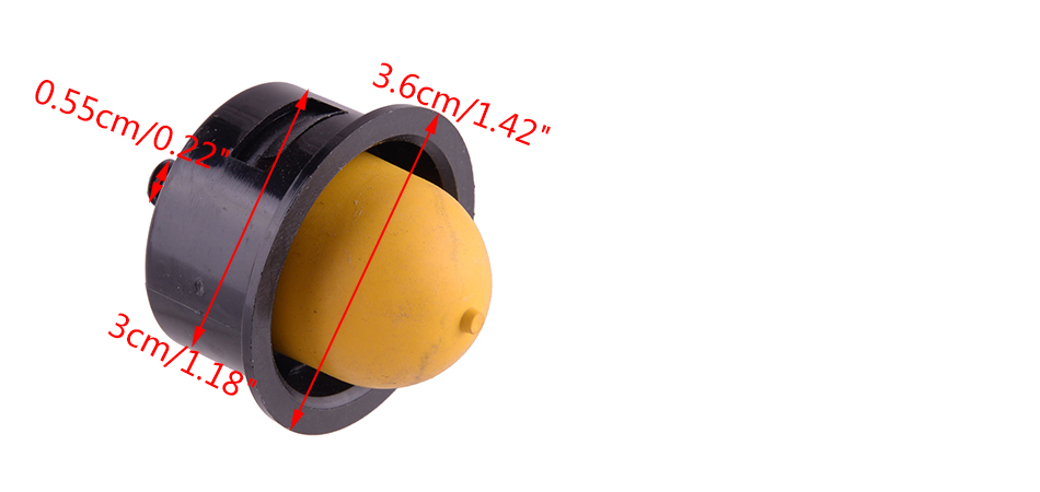 2pcs Snap In Primer Bulb Pump, Carburetor Primer Bulb Replacement Primer Bulbs Trimmer Blower - Foto 4