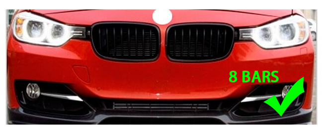 M Farbe Nieren Grill Streifen Kühlergrill Streifen Stripe für BMW