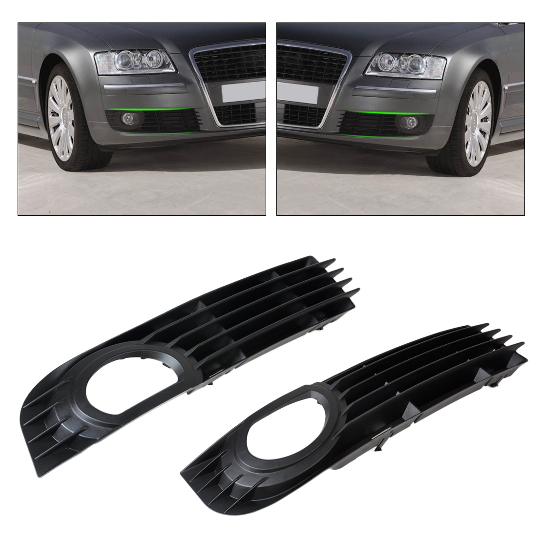 Foglight Front Lower Bumper Fog Light Lamps LH Fits 2006-2008 Audi A8 D3 T1