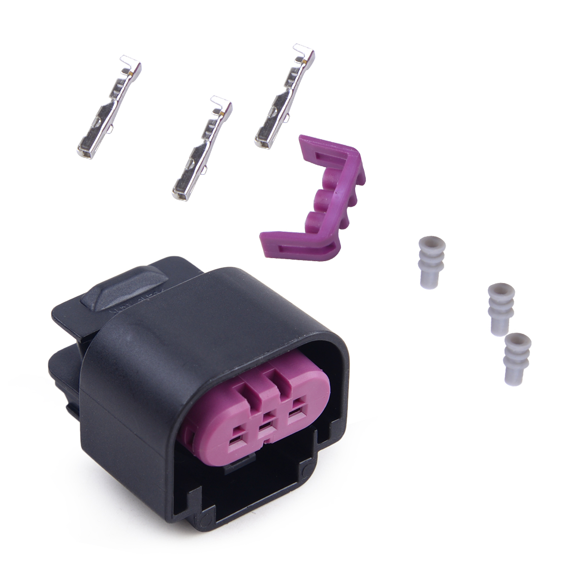 5-Pack GM E85 Flex Fuel Sensor Connector Pigtails – Plastic Body Wiring Harness Repair