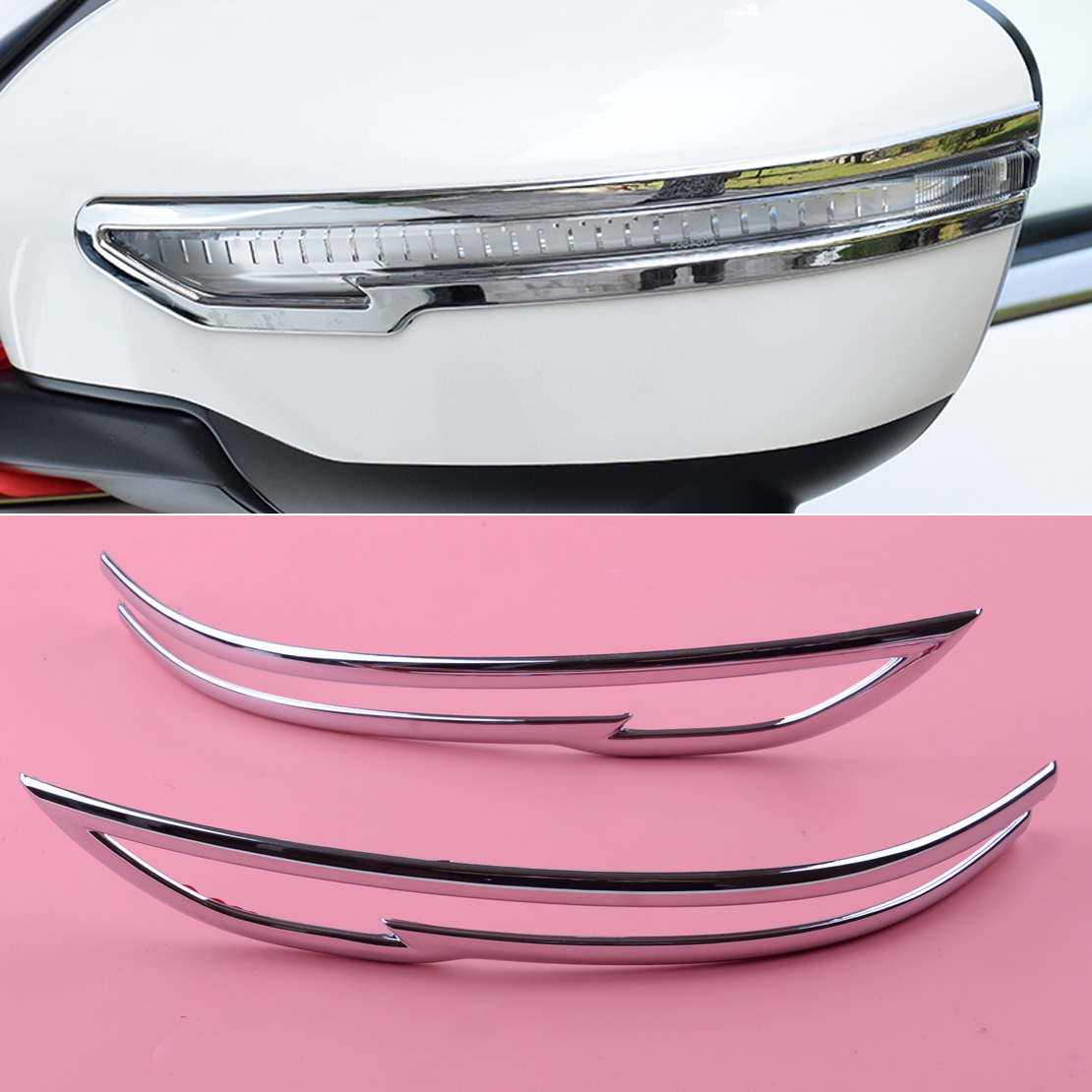 1 Paar Spiegelabdeckung Spiegelkappen Für Nissan Qashqai 2007