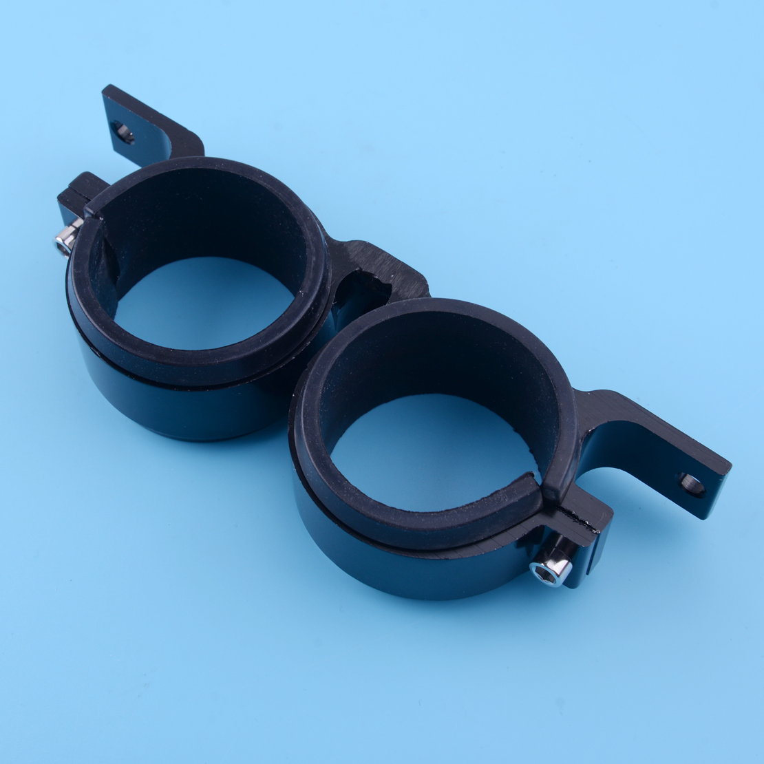 60 Mm Kraftstoffpumpen-Montagehalterung Aus Aluminiumlegierung – Universell Für Doppelpumpen & Filter, Schwarz
