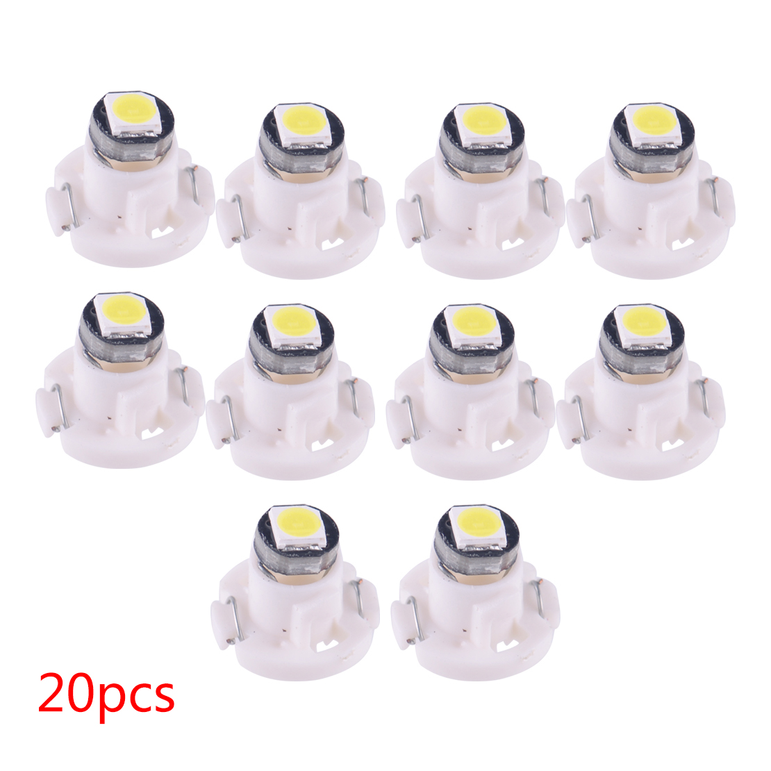 10-Pack T3 Neo Wedge Halogen Bulbs - Warm White 12V For A/C & Climate Control Lights (Part Z99205302G)