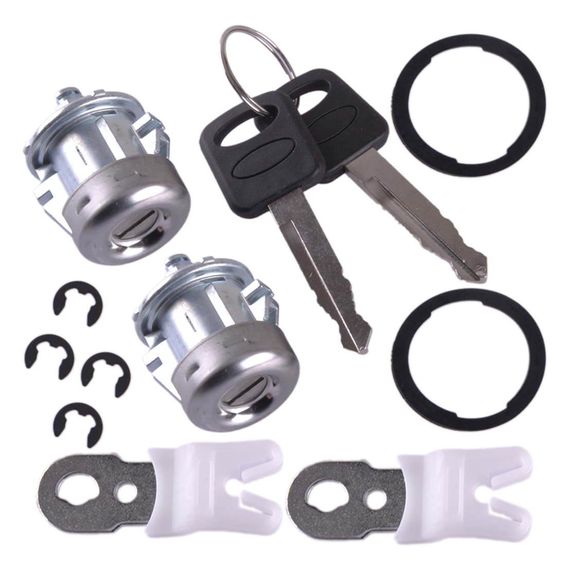 Black Ignition Switch Cylinder Door Lock For Ford 97-07 F150 F250 F350 Expedition:Automobiles - Foto 10