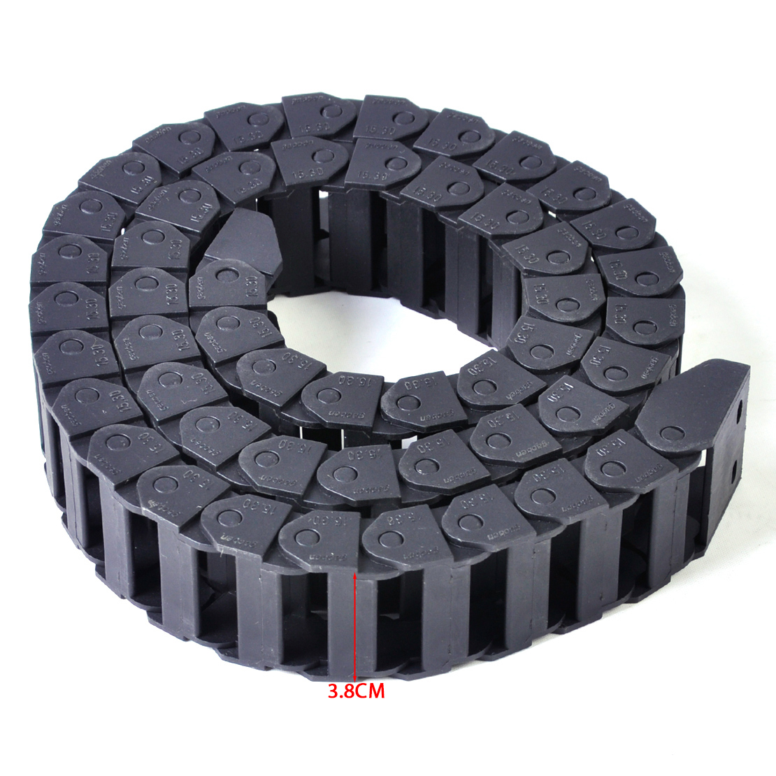 Black Nylon Energy Chain Drag Cable Towline Carrier Wire For CNC Router Mill asd