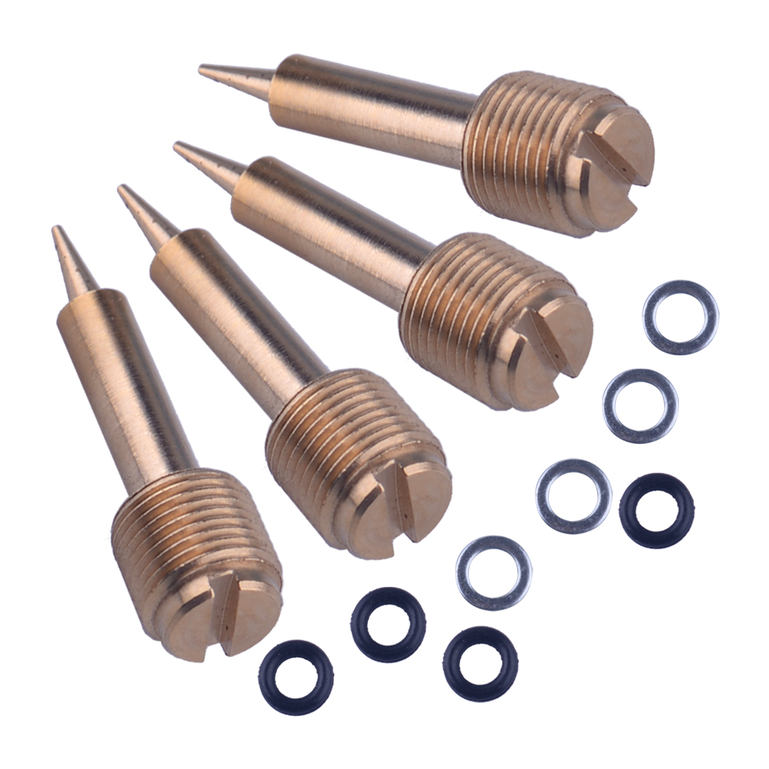 8pcs Carburetor Pilot Air Fuel Mixture Screw fit for Suzuki GS500(E)1989-2000 xh | UK