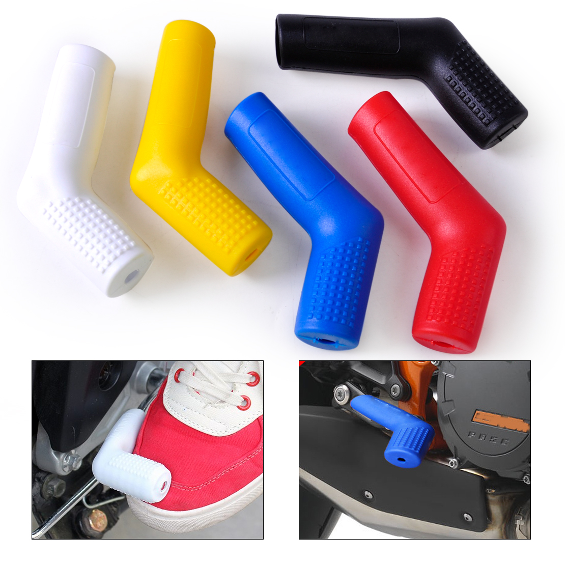 Motorcycle Gear Shift Lever Rubber Sock Cover Universal Shift Shoe Protector