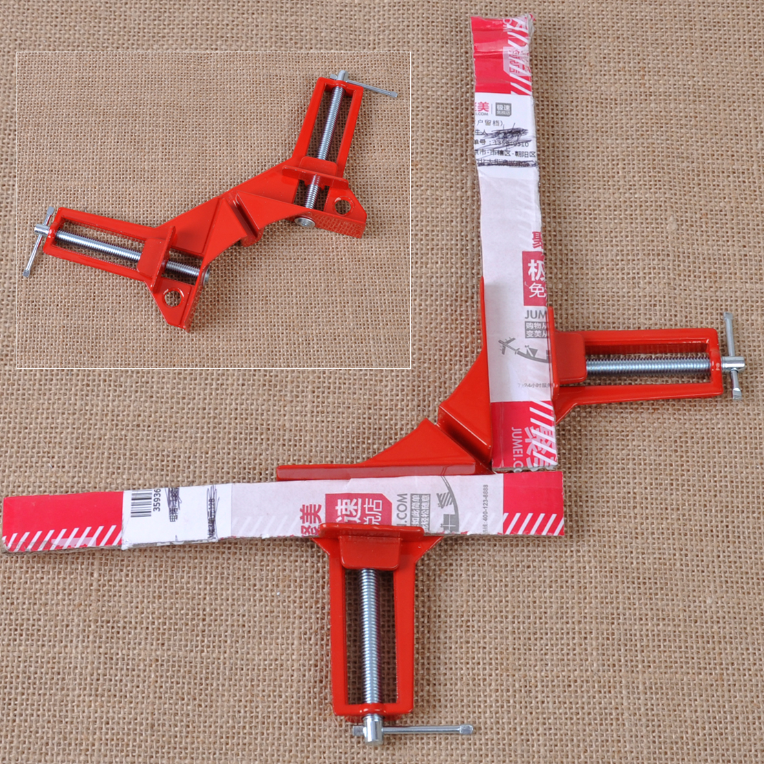 3" Right Angle Miter Corner Picture Frame Clamp Holder 