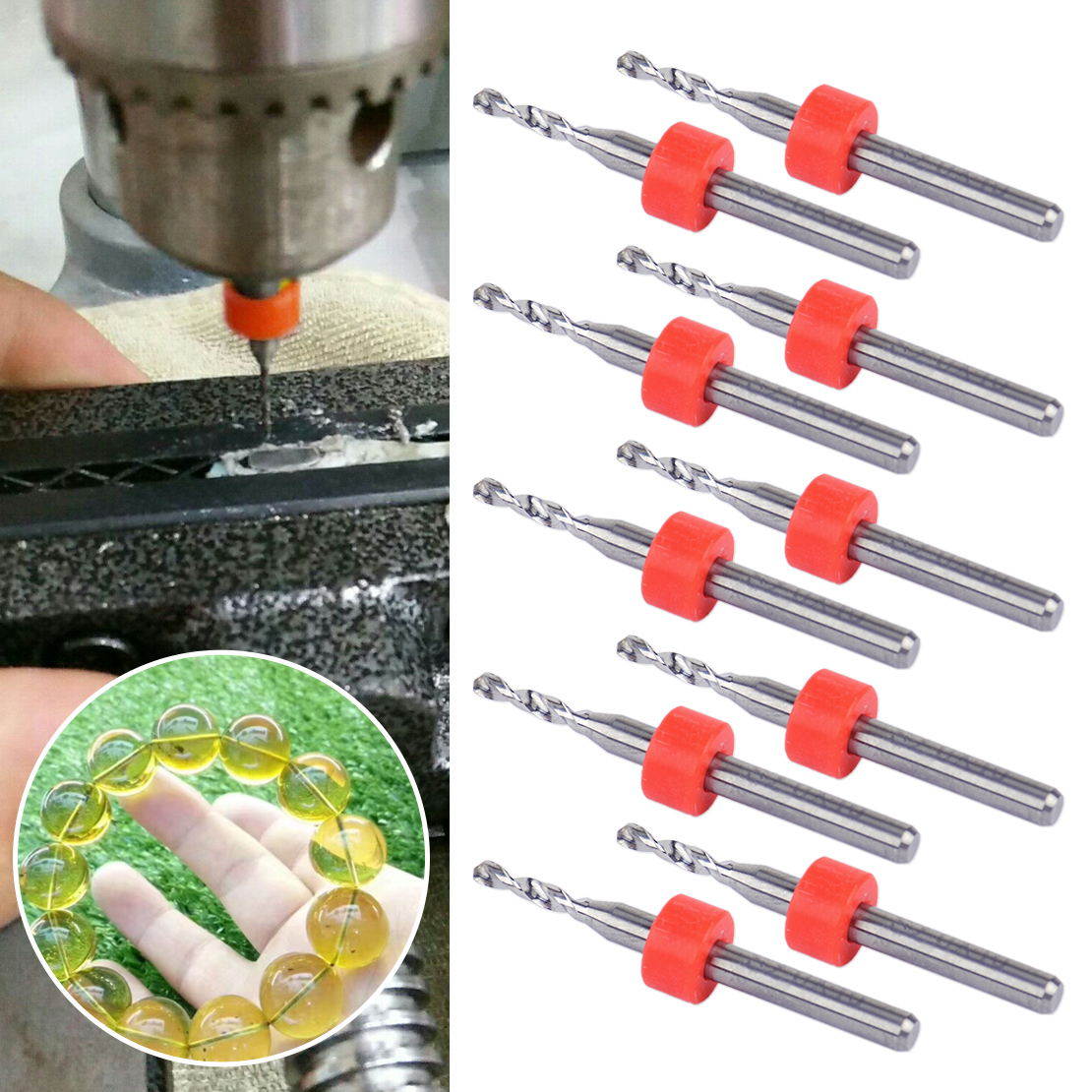 10tg 2mm Holzbohrer Schaftfräser Fräser Bohrer Schlichtfräser Schaft für PCB CNC