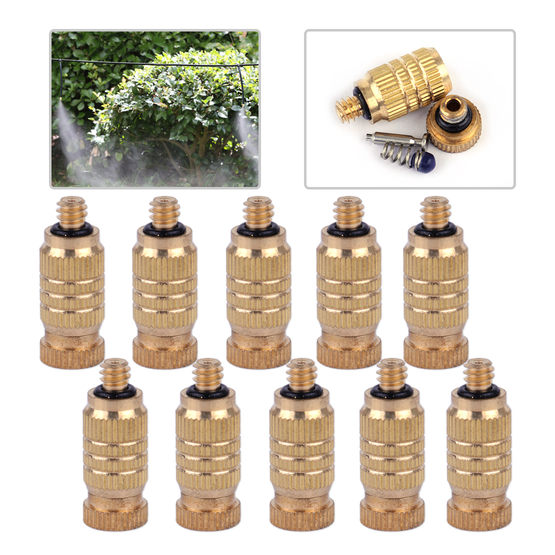Yard, Garden & Outdoor Living Spray Guns, Hose Nozzles & Wands Watering Equipment 22pcs Brass