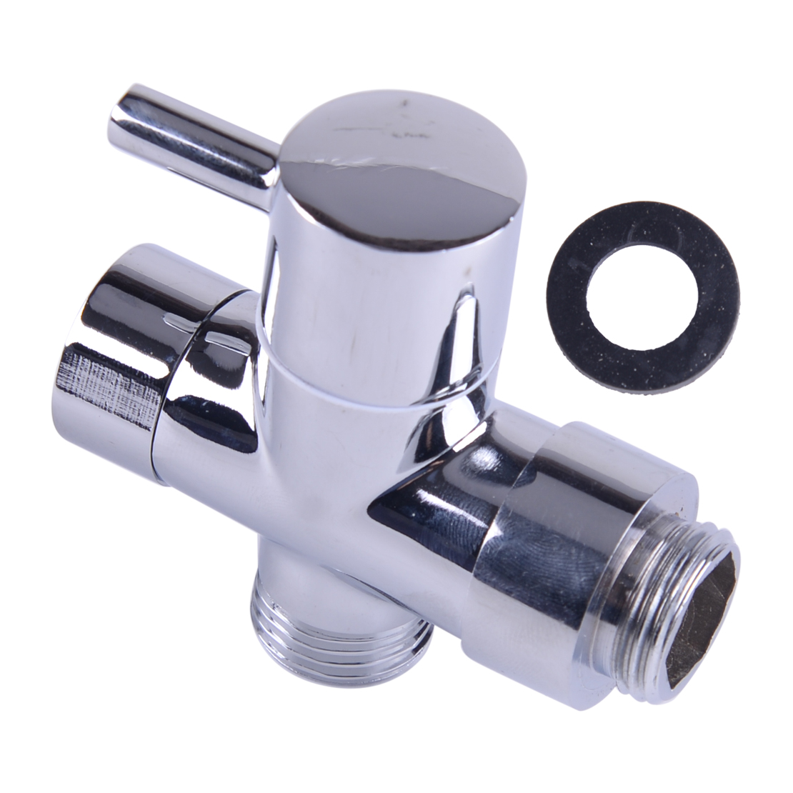 Brass 3-way Diverter Valve fit for Shower Head Bath Tap Switch Outlet T ...